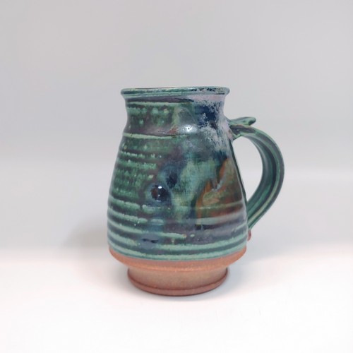 #220238 Mug, Hot & Cold Green/Mauve $18 at Hunter Wolff Gallery