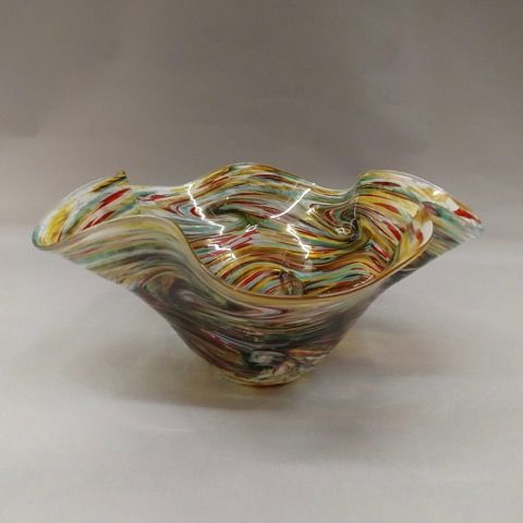 DB-241 Bowl Earth Fluted at Hunter Wolff Gallery