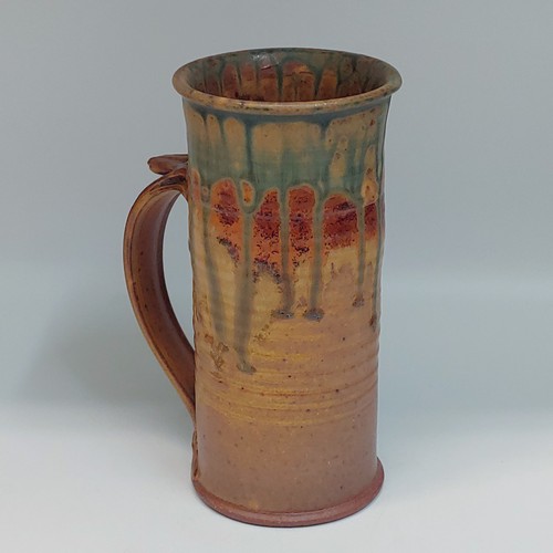 #220245 Mug, Beer Stein, Tan/Moss $22 at Hunter Wolff Gallery