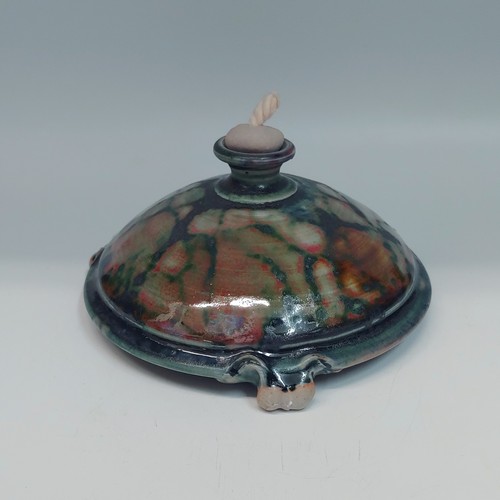 #220251 Oil Lamp Green/Mauve $16.50 at Hunter Wolff Gallery