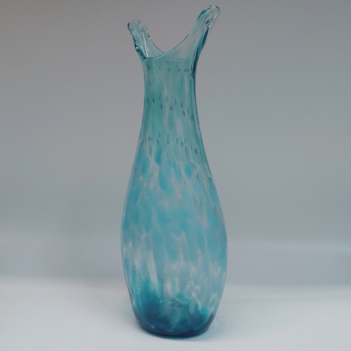 DB-251 Vase Teal 12x5  $135 at Hunter Wolff Gallery