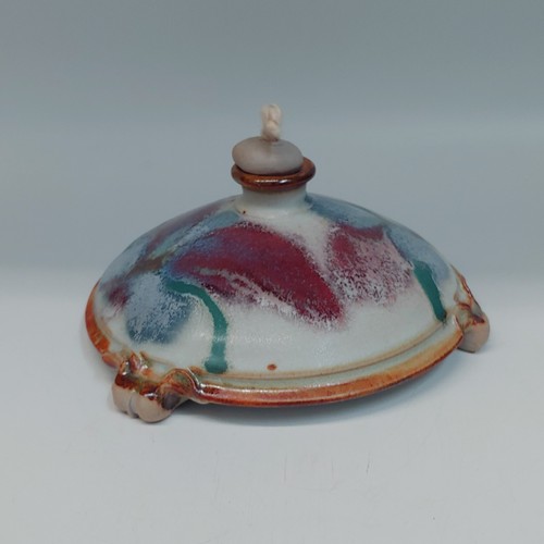 #220252 Oil Lamp Rose/Blue $16.50 at Hunter Wolff Gallery