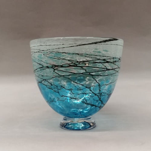 DB-253 Lightning Series Bowl, straight at Hunter Wolff Gallery