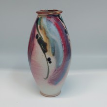 #220126 Vase Sand & Splash 10x5 $24 at Hunter Wolff Gallery