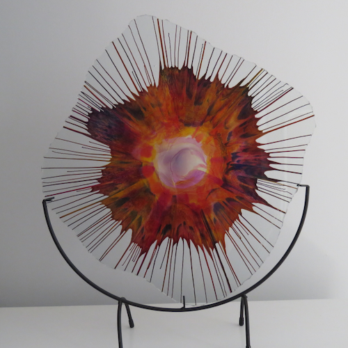 Click to view detail for DD2603 Art Glass EnergyWeb $460