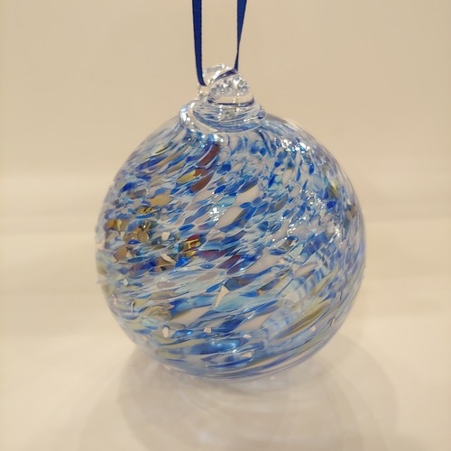 DB-366A Ornament Blue Twist $35 at Hunter Wolff Gallery