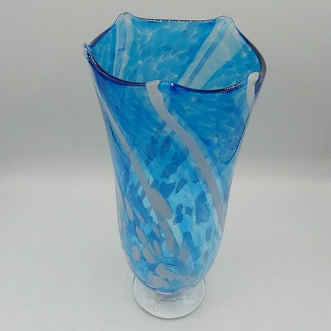 DB-383 Vase Large Capri Starfish 12x5 $175 at Hunter Wolff Gallery