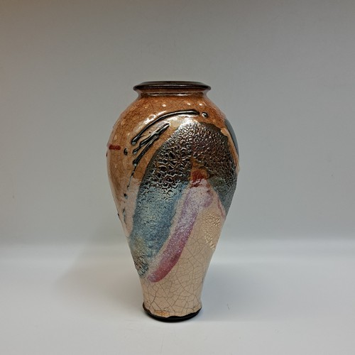 #230406 Raku Glitter Glaze 9x4.5 $32 at Hunter Wolff Gallery