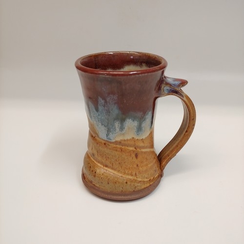 #221143 Mug Red/Blue/Tan $18 at Hunter Wolff Gallery