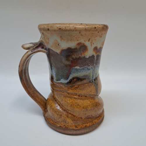 #250504 Mug, Wheat/Blue/Red $19 at Hunter Wolff Gallery