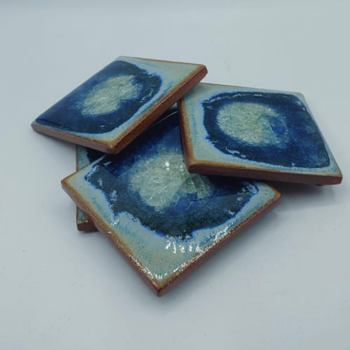 KB-510 Coaster Set - Cascade $42 at Hunter Wolff Gallery