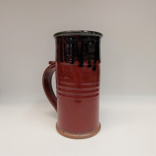 #220523 Beer Stein Red/Black $22 at Hunter Wolff Gallery