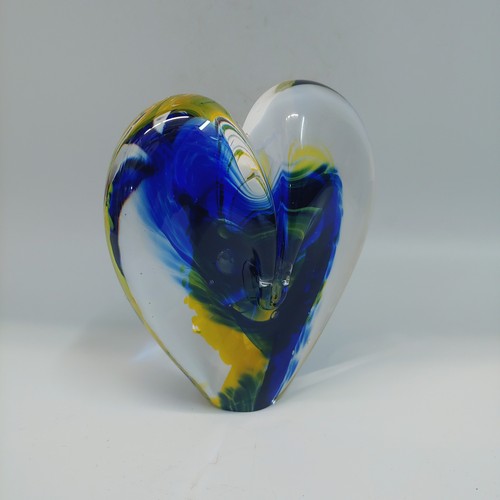 DG-054 Heart Cobalt, Lemon $108 at Hunter Wolff Gallery