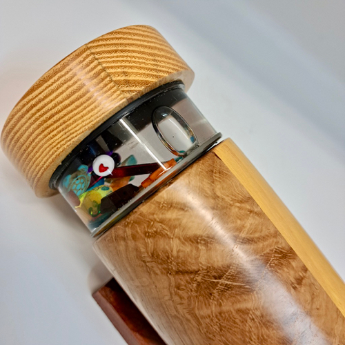 Click to view detail for SC-058 Exotic HardWood  Kaleidoscope $174