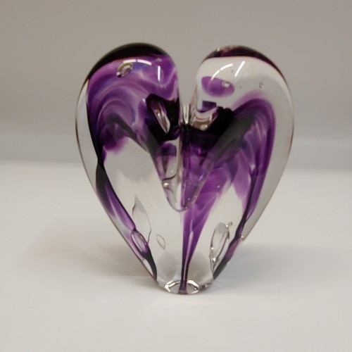 DG-059 Heart Purple 5x4 $110 at Hunter Wolff Gallery