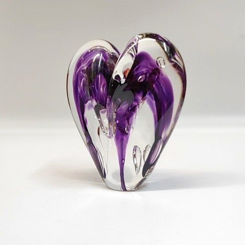 DG-060 Heart Purple 5x4 $108 at Hunter Wolff Gallery