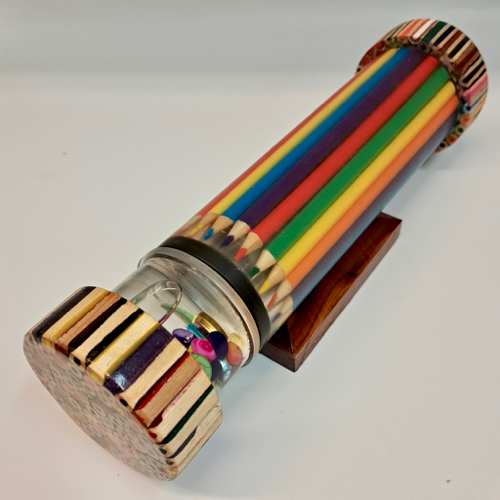 SC-060 Colored Pencil Kaleidoscope $168 at Hunter Wolff Gallery