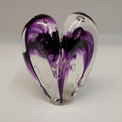 DG-061 Heart Purple 5x4 $108 at Hunter Wolff Gallery