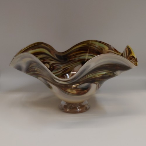 DB-633 Earth Fluted Bowl 6.5x11x11 $235 at Hunter Wolff Gallery