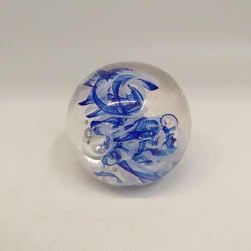 DB-638 Mini Paperweight Blue 2.5x2.5 $33 at Hunter Wolff Gallery