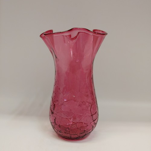 DB-639 Mini Vase Cranberry 5x2.5 $33 at Hunter Wolff Gallery