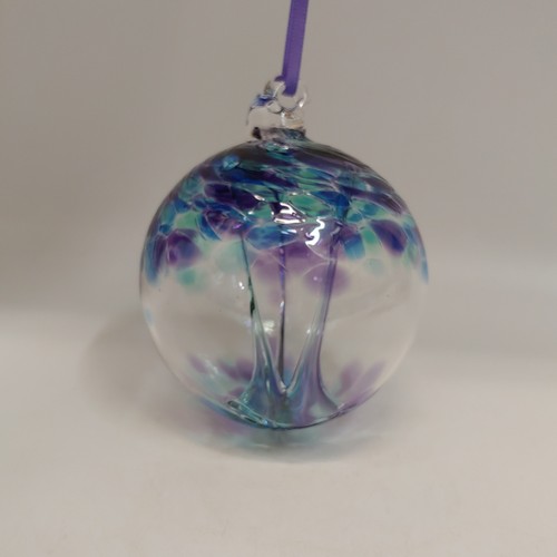 DB-643 Ornament Witch Ball Jewel Tone 3x3 $33 at Hunter Wolff Gallery