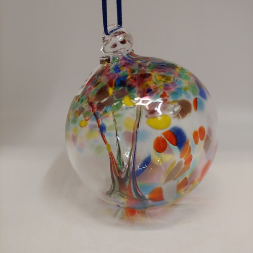 DB-645 Ornament Witch Ball  Rainbow3x3 $33 at Hunter Wolff Gallery