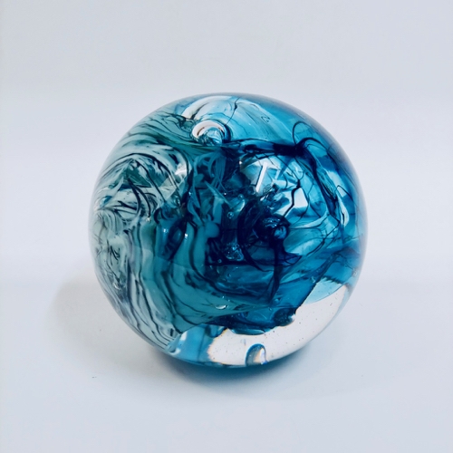 DB-659 Paperweight Sea Shell In Teal $100 at Hunter Wolff Gallery