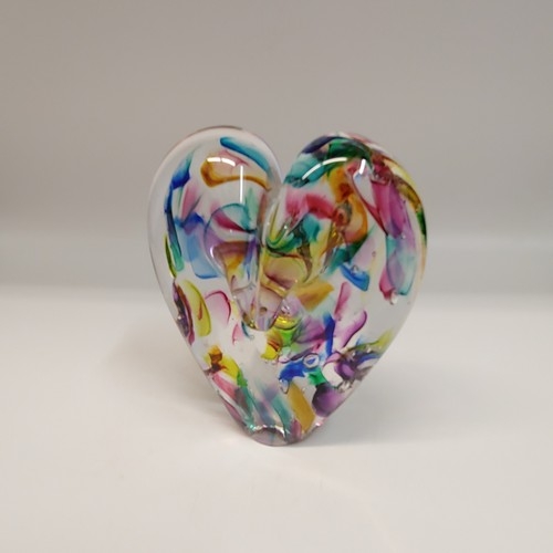 DG-066 Heart Multi-Color Droplets $110 at Hunter Wolff Gallery