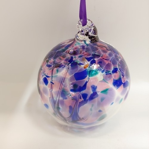 DB-698 Ornament Witchball Jewel 3x3 $35 at Hunter Wolff Gallery