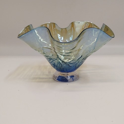 DB-705 Candy Dish Lt Blue 4x7.25 $48 at Hunter Wolff Gallery