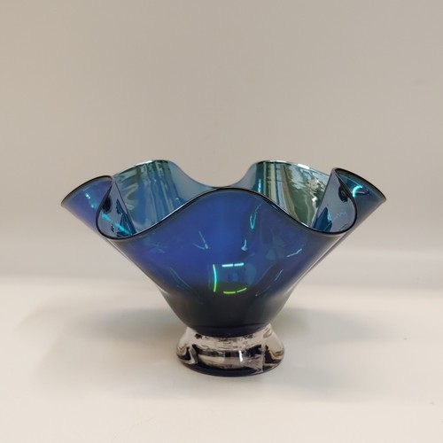 DB-706 Candy Dish Drk Blue 4.75x7.5 $48 at Hunter Wolff Gallery