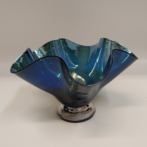 DB-706 Candy Dish Drk Blue 4.75x7.5 $48 at Hunter Wolff Gallery