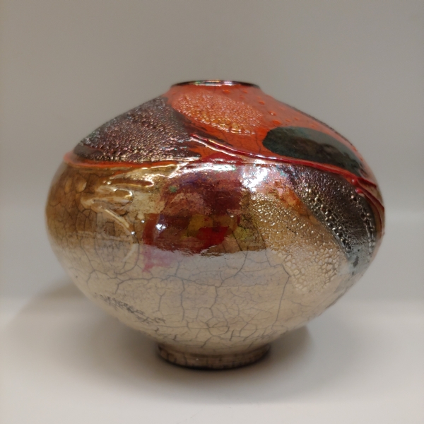 #220716 Raku Glitter Glaze $42 at Hunter Wolff Gallery