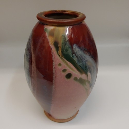 #220724 Vase Rose, Blue, Teal $24 at Hunter Wolff Gallery