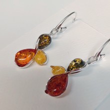 HWG-075 Earrings, Drop, Cluster $44 at Hunter Wolff Gallery