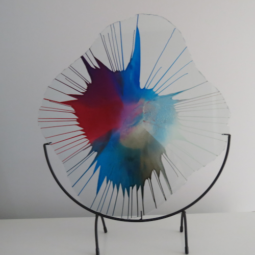 Click to view detail for DD2608 Art Glass EnergyWeb $460