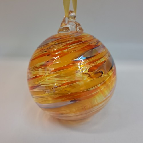 DB-822 Ornament - Orange Fiesta $35 at Hunter Wolff Gallery