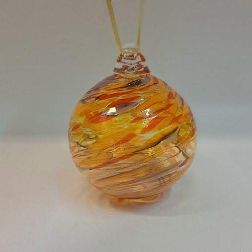 DB-823 Ornament - Orange Fiesta $35 at Hunter Wolff Gallery