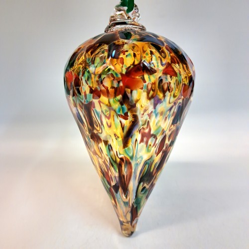 Click to view detail for DB-910 Ornament - Optic Earth Tone Tear Drop $37