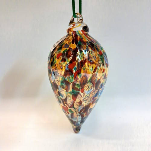 Click to view detail for DB-911 Ornament - Optic Earth Tone Tear Drop $37