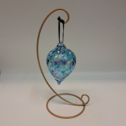 Click to view detail for DB-929 Ornament - Optic Jewel Tone Teardrop $37