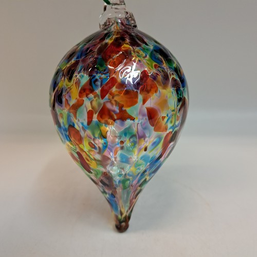 Click to view detail for DB-931 Ornament - Optic Rainbow Tear Drop $37