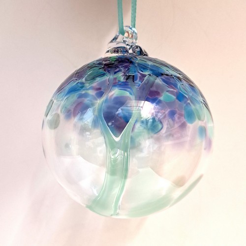Click to view detail for DB-943 Ornament-Jewel Tone Teal Witchball $37