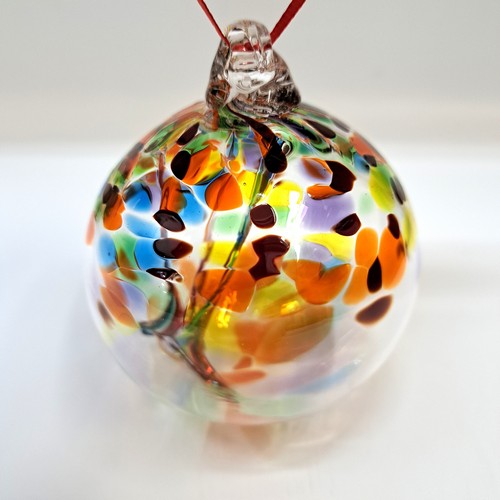 DB-945 Ornament-Party Mix Witchball $37 at Hunter Wolff Gallery