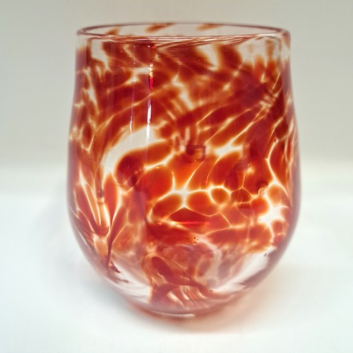 DB-947 Wine Glass Set of 2 Cherry Red $78 at Hunter Wolff Gallery