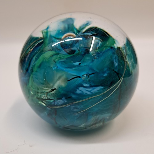 DB-953 Round Paperweight Silver Green $75 at Hunter Wolff Gallery