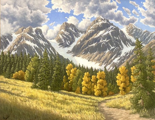 A Changing of the Seasons  24x30 $2400 at Hunter Wolff Gallery
