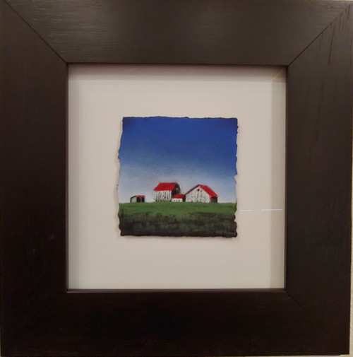 A Family of Barns 4x4 $450 at Hunter Wolff Gallery