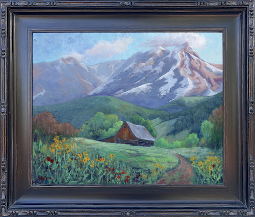 Click to view detail for A High Country Summer Welcome 16x20 $1050
